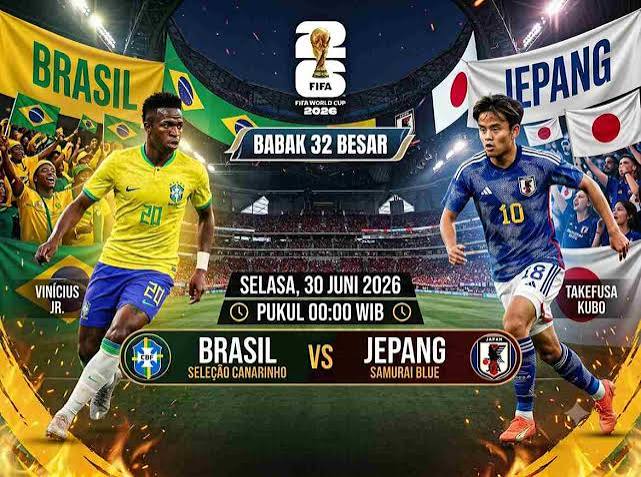 Brasil vs Jepang di Piala Dunia 2026: Selecao Waspadai Kebangkitan Samurai Biru, Prediksi Skor, Head to Head, Susunan Pemain, dan Analisis Lengkap